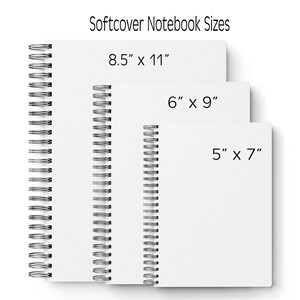 Personalized Notebook, Custom Notebook with Logo, Custom Journal, Writing Journal, Custom Spiral Notebook, Custom Text Journal image 4