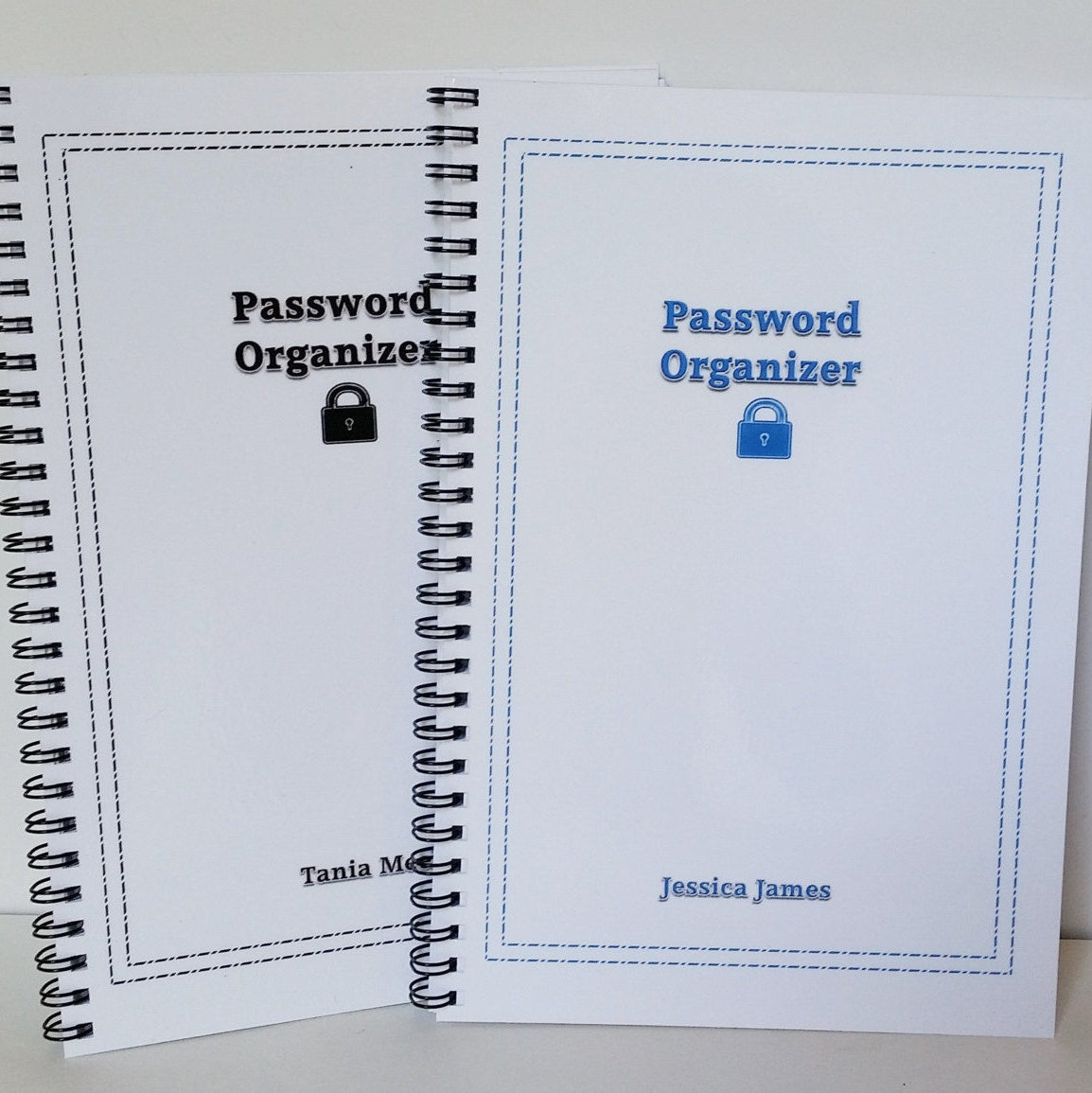 Password Organizer Password Book Spiral Bound Etsy