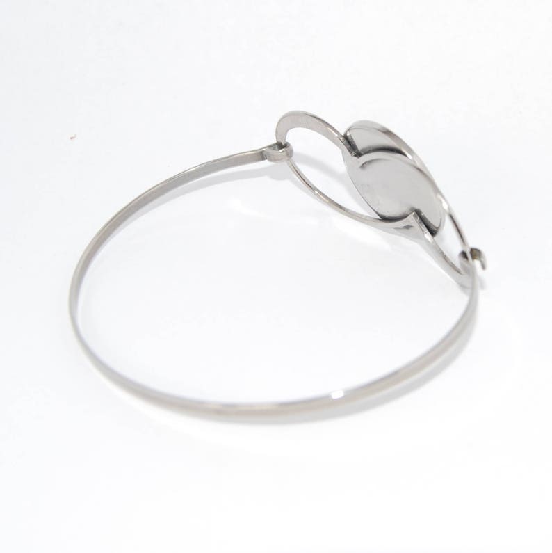 Stainless Steel Bangle Bracelet Blanks With Tray 20mm Etsy