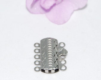 Stainless Steel 5-Strand Box Clasps