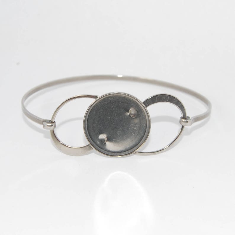 Stainless Steel Bangle Bracelet Blanks With Tray 20mm Etsy