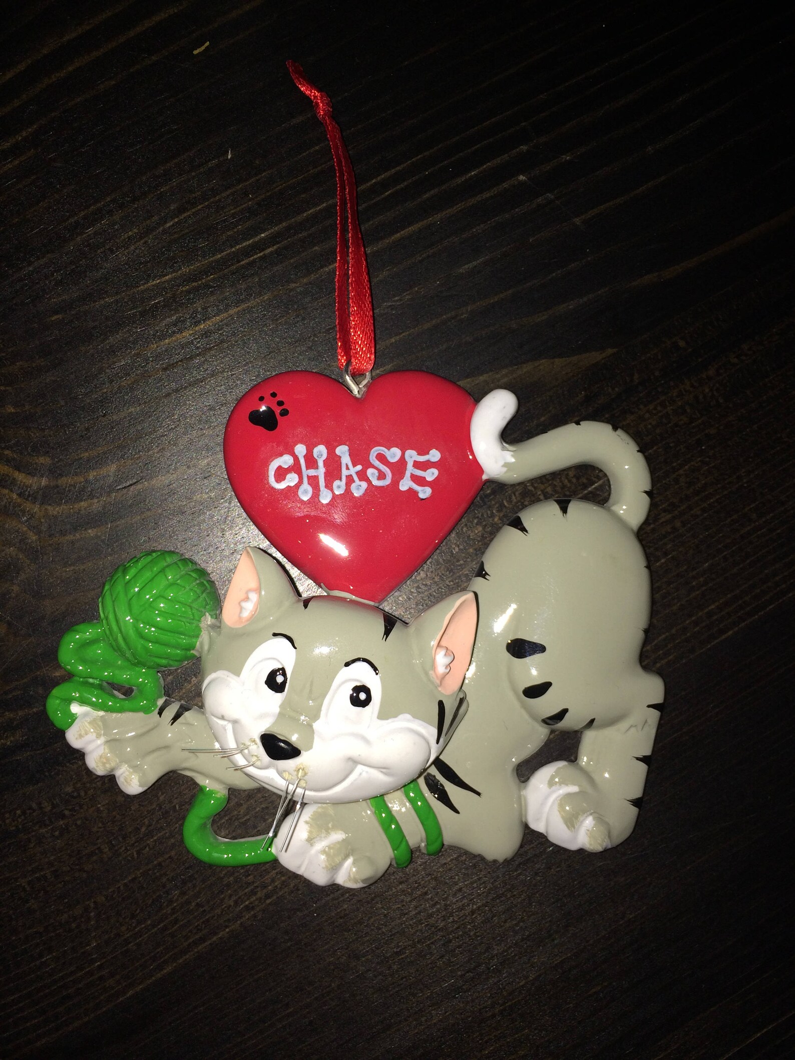 Personalized Cat Ornament Holiday Gift New Pet Gift Holiday Etsy