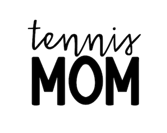 Tennis Mom Decal, Tennis Decal, Custom Car Decal, gift for mom, mothers day gift, stocking stuffer, tennis fan, tennis player