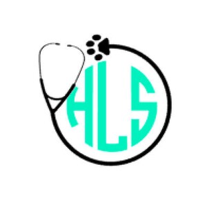 Benutzerdefinierte Auto Aufkleber, persönliches Auto Aufkleber, Monogramm Auto Aufkleber, Vet Tech Geschenk, Tierarzt Geschenk, Geschenk für Männer, Geschenk für Frauen, benutzerdefinierte Geschenk