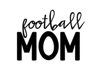 Football Mom Decal, Football Decal, Custom Car Decal, gift for mom, mothers day gift, stocking stuffer, football fan, football player