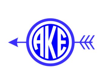 Op de afbeelding: Een blauwe cirkel met de letters "AKE" in wit erin. De cirkel wordt omringd door een blauwe pijl die naar rechts wijst.