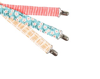Garden Walks Pacifier Clips (Set of 3), custom pacifier clips, baby shower gift, gift for new mom, clip for pacifier, stocking stuffer