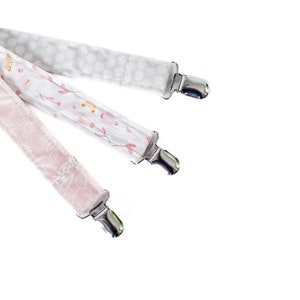 Rosa Floral Schnullerclips (3er-Set), benutzerdefinierte Schnullerclips, Baby-Dusche-Geschenk, Geschenk für neue Mutter, Clip für Schnuller, Strumpf Stuffer