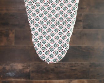 Peach & Sage Floral Ironing Board Cover, custom ironing board cover, personalized gift idea, birthday gift, gift for women, custom gift idea