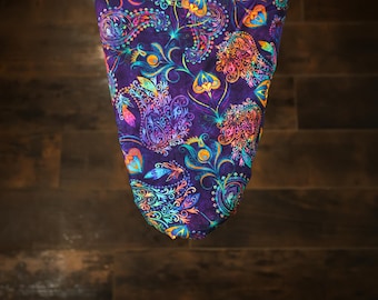 Purple Paisley Ironing Board Cover, custom ironing board cover, personalized gift idea, birthday gift, gift for women, custom gift idea