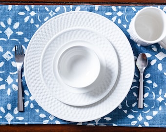 Blue Jean Placemats (Set of 2), gift idea, mothers day gift, birthday gift, gift for women, housewarming gift, table setting, kitchen