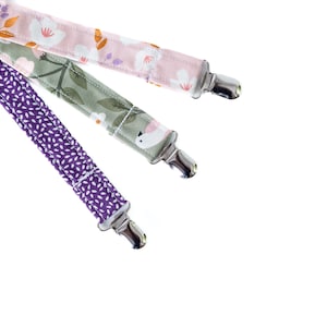 Let It Bloom Pacifier Clips (Set of 3), custom pacifier clips, baby shower gift, gift for new mom, clip for pacifier, stocking stuffer