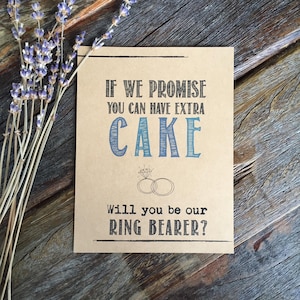 Asking store ring bearer