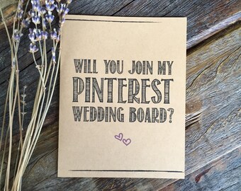 Funny Bridesmaid Proposal. Bridesmaid Invites Funny. Ask Bridesmaid Card. Will you join my Pinterest Wedding Board? How to Ask Bridesmaids