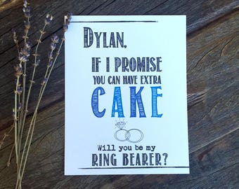 Ring Bearer Gift. Funny Ring Bearer Card.  Ring Bearer Proposal. Funny Ring Bearer Card. Bridal invite Invitation. Rustic Bridesmaid Cards