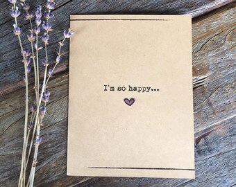 Amor cumpleaños tarjeta. prometido, novio, marido, novio.  Tarjeta de cumpleaños rústica. No puedo esperar a casarme contigo.  Tarjeta de San Valentín.  Aniversario.