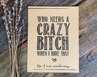 Hombre de Honor Propuesta Divertida Novia Propuesta Hermano Dama de Honor. Gay Mejor Amigo. Hermano Bridesman propuesta tarjeta hombre de honor regalo divertido