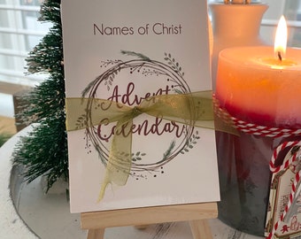 Names of Christ Christmas Advent on Easel
