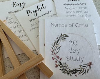 Names of Christ 30 Day Study Easter Countdown Year Round Worship