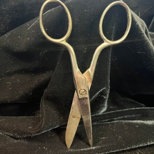 Vintage Metal Scissors Teacher Scissors Clauss Fremont 4268 3