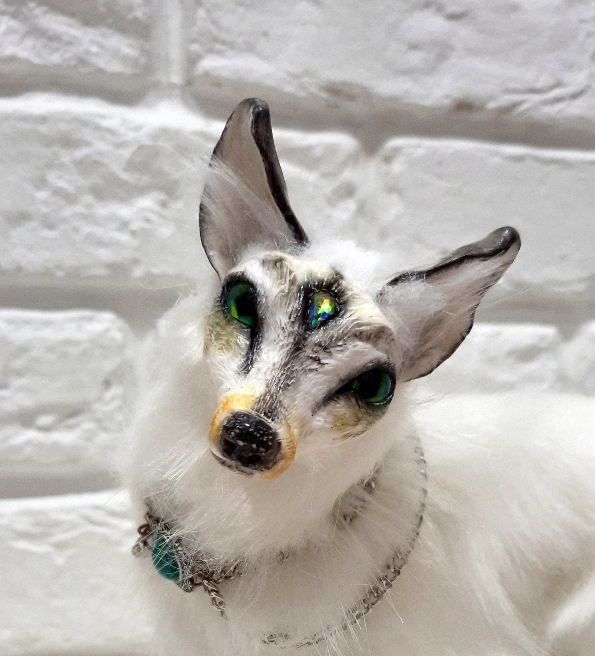 Fox Art Doll Animal, OOAK Fantasy Creature Toy Plush Fox Art Doll Animal, OOAK Fantasy Creature Toy Plush