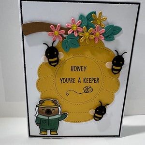Honey Bee Pop Up Card