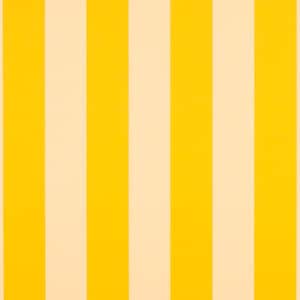 Sunbrella® Beaufort Yellow / White 6-Bar 46&quot; 5702-0000 Awning / Marine Grade Outdoor Fabric