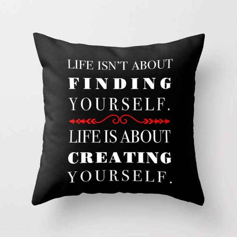 Inspirational Pillow Quote Pillow Success Saying Life Etsy