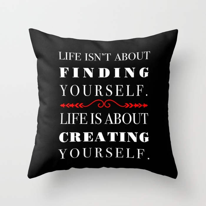 Inspirational Pillow Quote Pillow Success saying Life Etsy