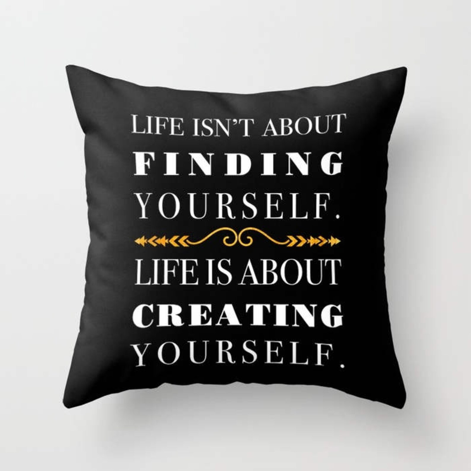 Inspirational Pillow Quote Pillow Success Saying Life Etsy