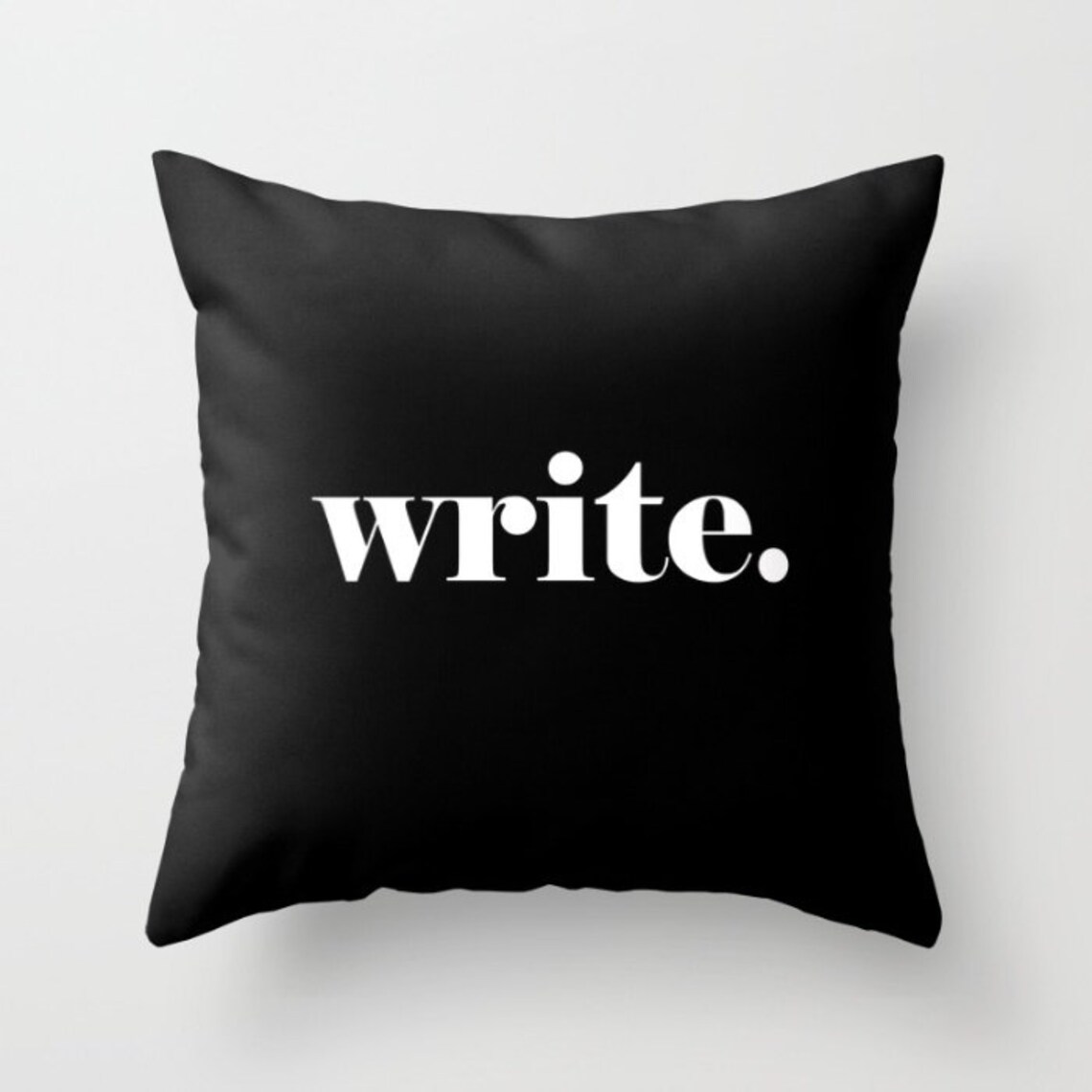 Writer Pillow Cover, Write Pillow, Author Pillow Cover, Book Pillow