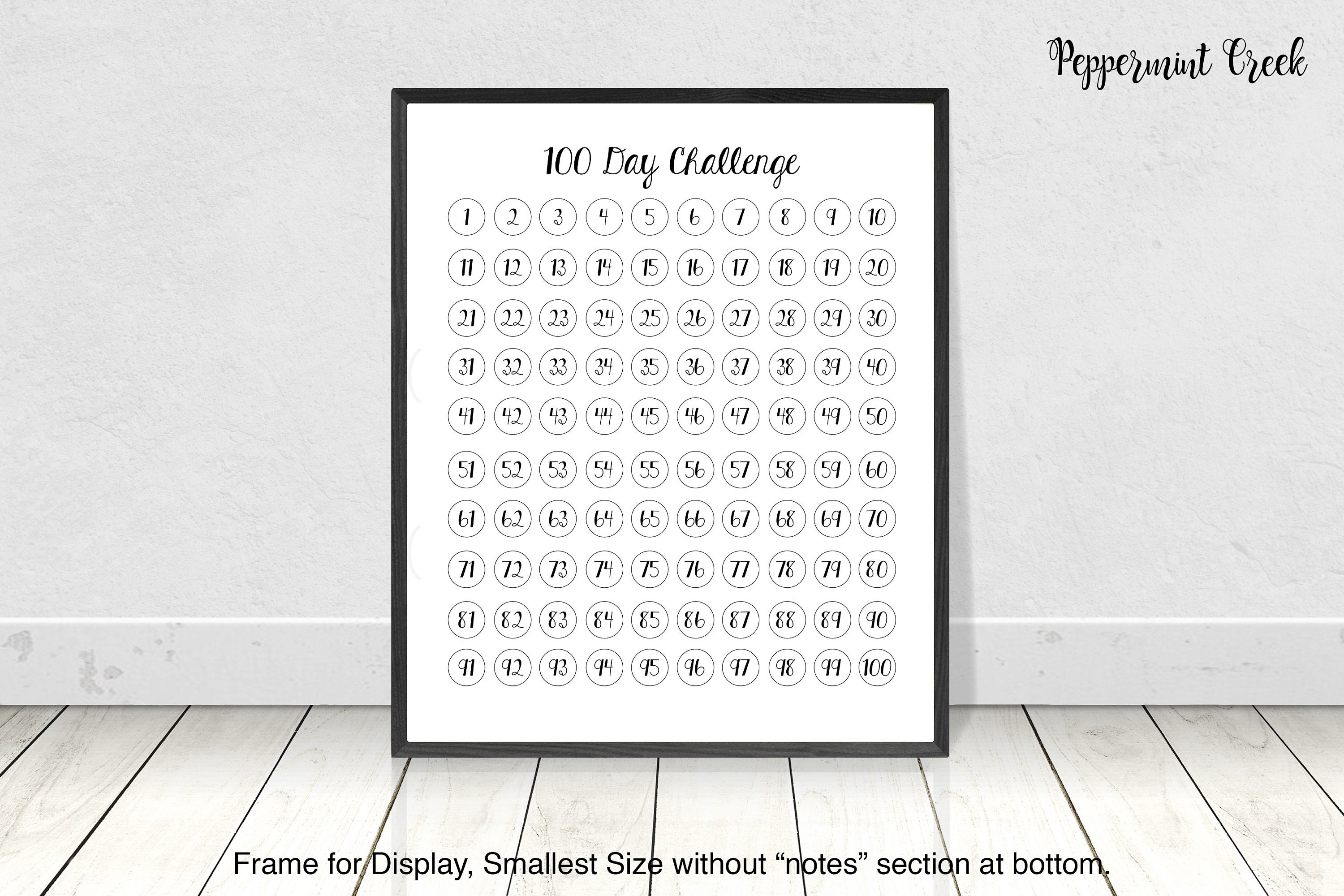 100DAY CHALLENGE GALLERY、SECOND GALLERY 100 Day Challenge, Digital Download, Instant, One Hundred
