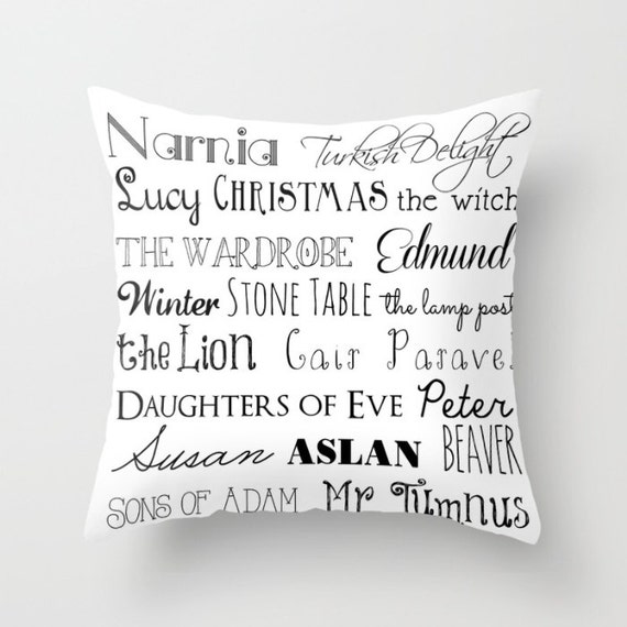 Narnia Pillow Narnia Pillow Cover Childrens Pillow Kids Etsy