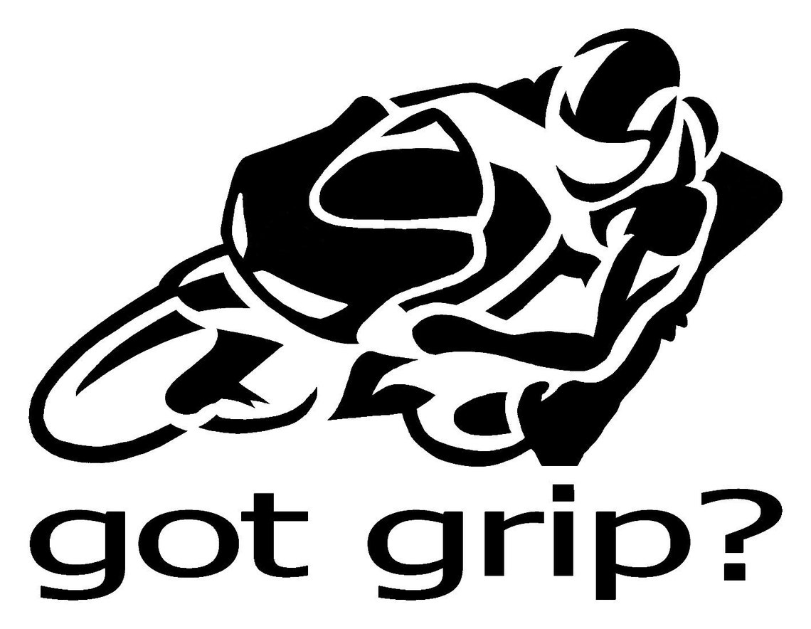Got Grip Sportbike Decal Etsy