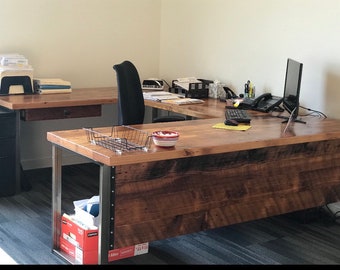 Reclaimed Wood Desk Etsy