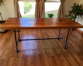 54" round table and L shaped desk