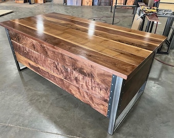 Black Walnut Wood Modesty Panel Addition. Privacy Wall.