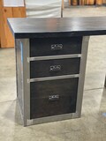 Attached Reclaimed wood cabinet. Industrial file cabinet. Vertical file cabinet. Printer stand. 3 drawer cabinet. Filing cabinet.