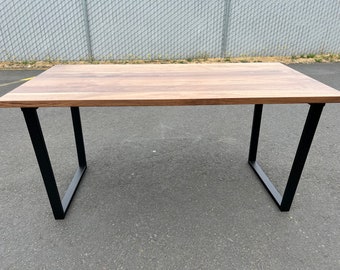 Walnut Kitchen Table or Desk. Dining Table. Conference Table. Hardwood table. Modern Table. Industrial Table. Stand alone Desk.