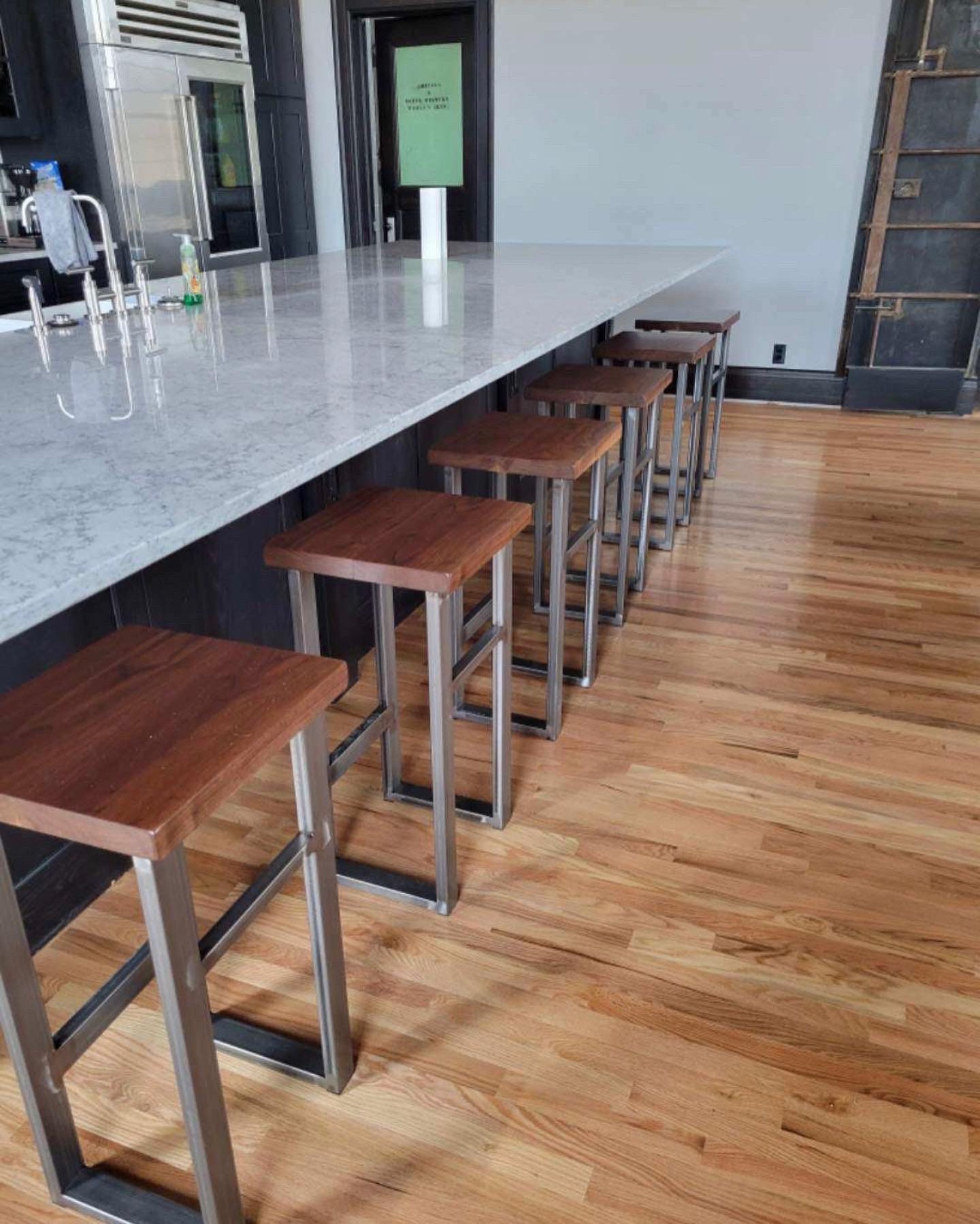 Modern walnut bar stools hotsell