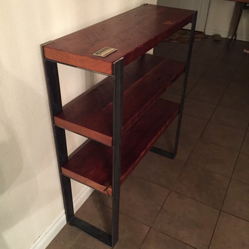 Industrial Sofa Table. Industrial Shelves. Industrial Entry Etsy