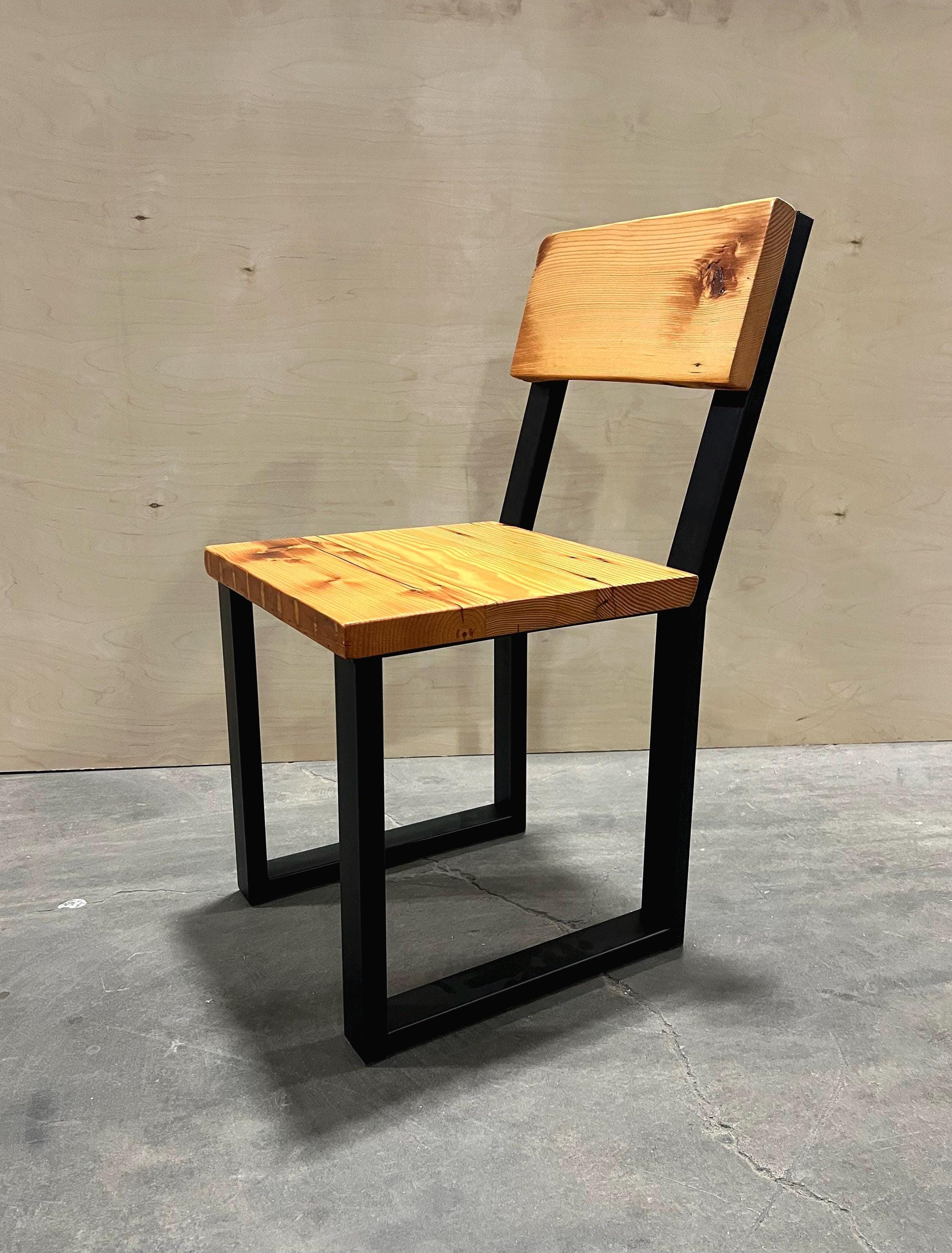 Reclaimed Wood Chair. Industrial Chair. Dining Room Chair. Desk Chair.  Rustic Chair. Office Chair. Table Chair. - Etsy, image size:2249x2960