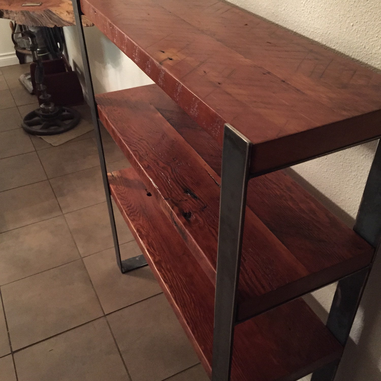 Industrial Sofa Table. Industrial Shelves. Industrial Entry Etsy