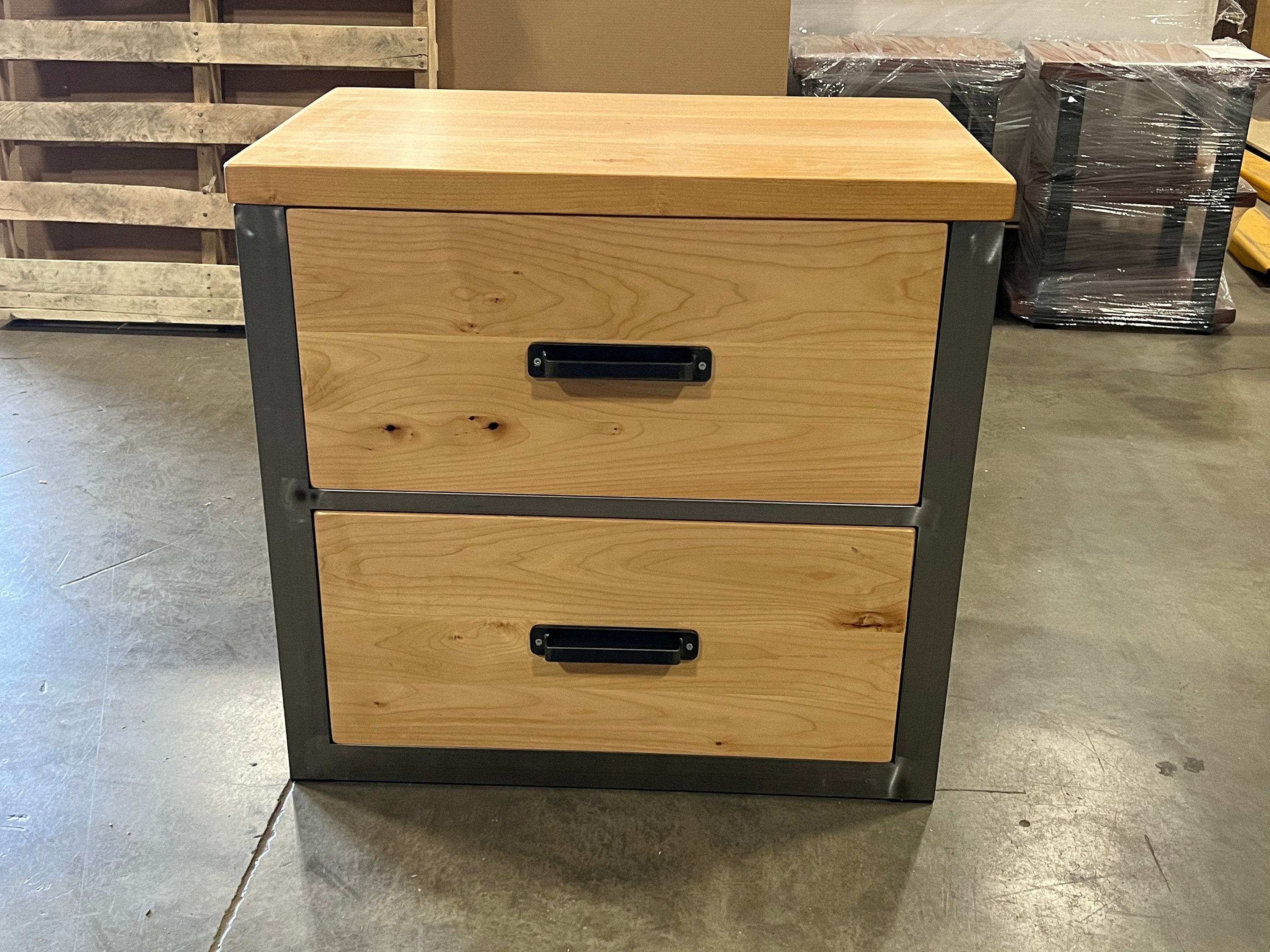 Large Antique Wood File Cabinet, Oak Flat File, Large Multi Drawer