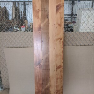 Reclaimed Wood Modesty Panel Addition with bracket. Privacy Wall image 6