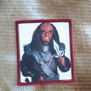 Star Trek Klingon Gowron patch punk sci fi