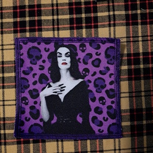 Vampira patch punk goth