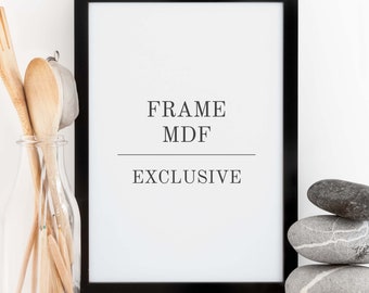 Frame MDF 30x40 cm, black or white, ~12x16"