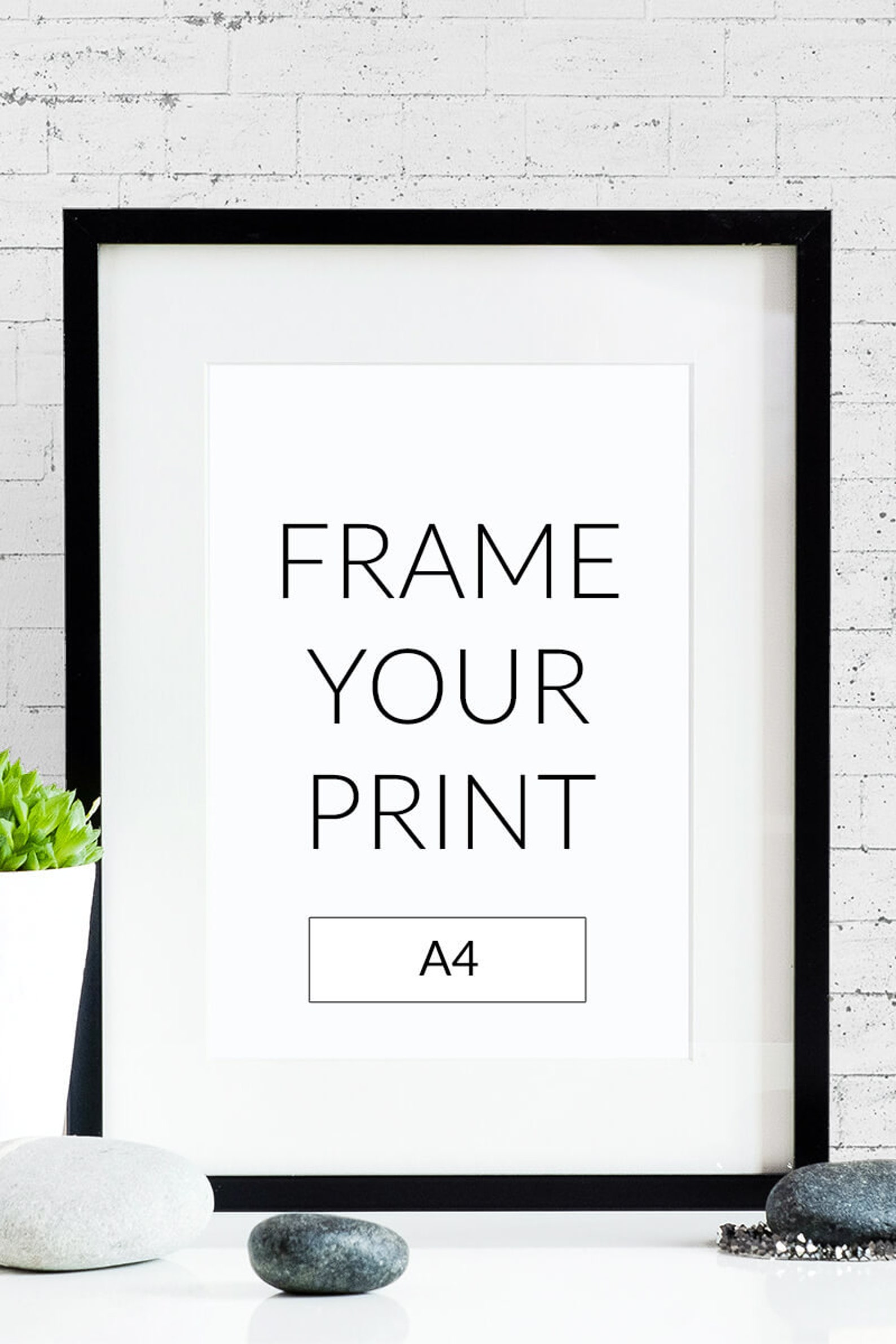 Frame your print size A4 / 21x30 / 8x12 Etsy