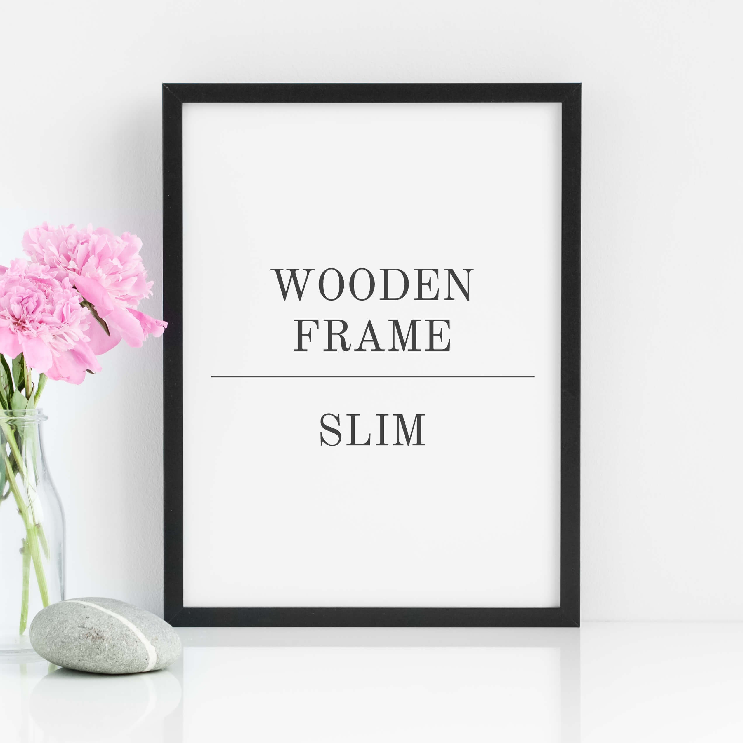 Wide Vintage White Wooden frame 30x40cm - Premium Quality - ArtPhotoLimited